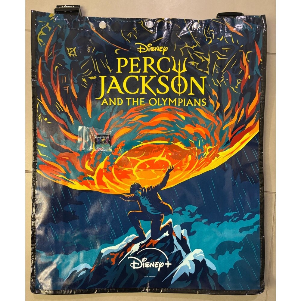 SDCC 2026 Percy Jackson Oversized Open Backpack with Toucan Comic-Con Pin